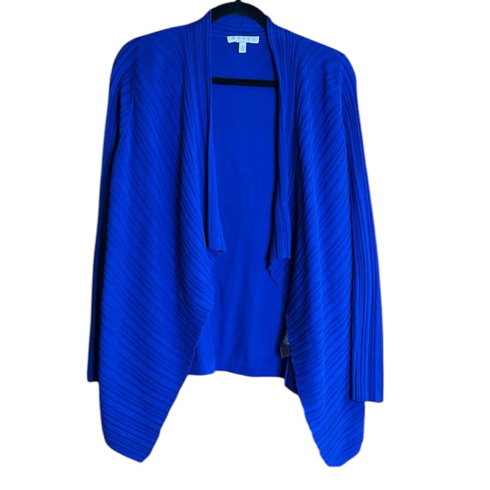 Chaus New York Royal Blue Ribbed Cardigan from Nordstrom